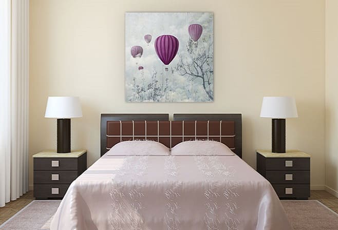 Tại sao bạn nên ứng dụng tranh canvas decor phòng ngủ?